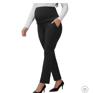 Target Women's Black Straight Leg Maternity Pants
